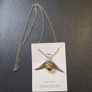 NEW HYCY  BJD Fashion Jewelry Angel wings Necklace, 10in chain.